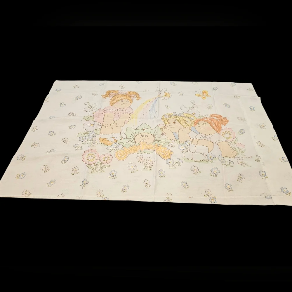 Vintage 1983 Cabbage‎ Patch Kids Pillowcase